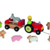 Janod Multi Animo Tractor - 9 Piece Set