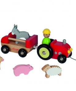 Janod Multi Animo Tractor - 9 Piece Set
