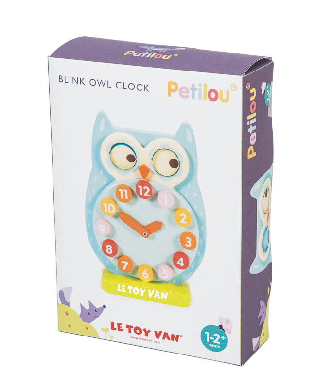 PL010 Blink Owl Clock Packaging