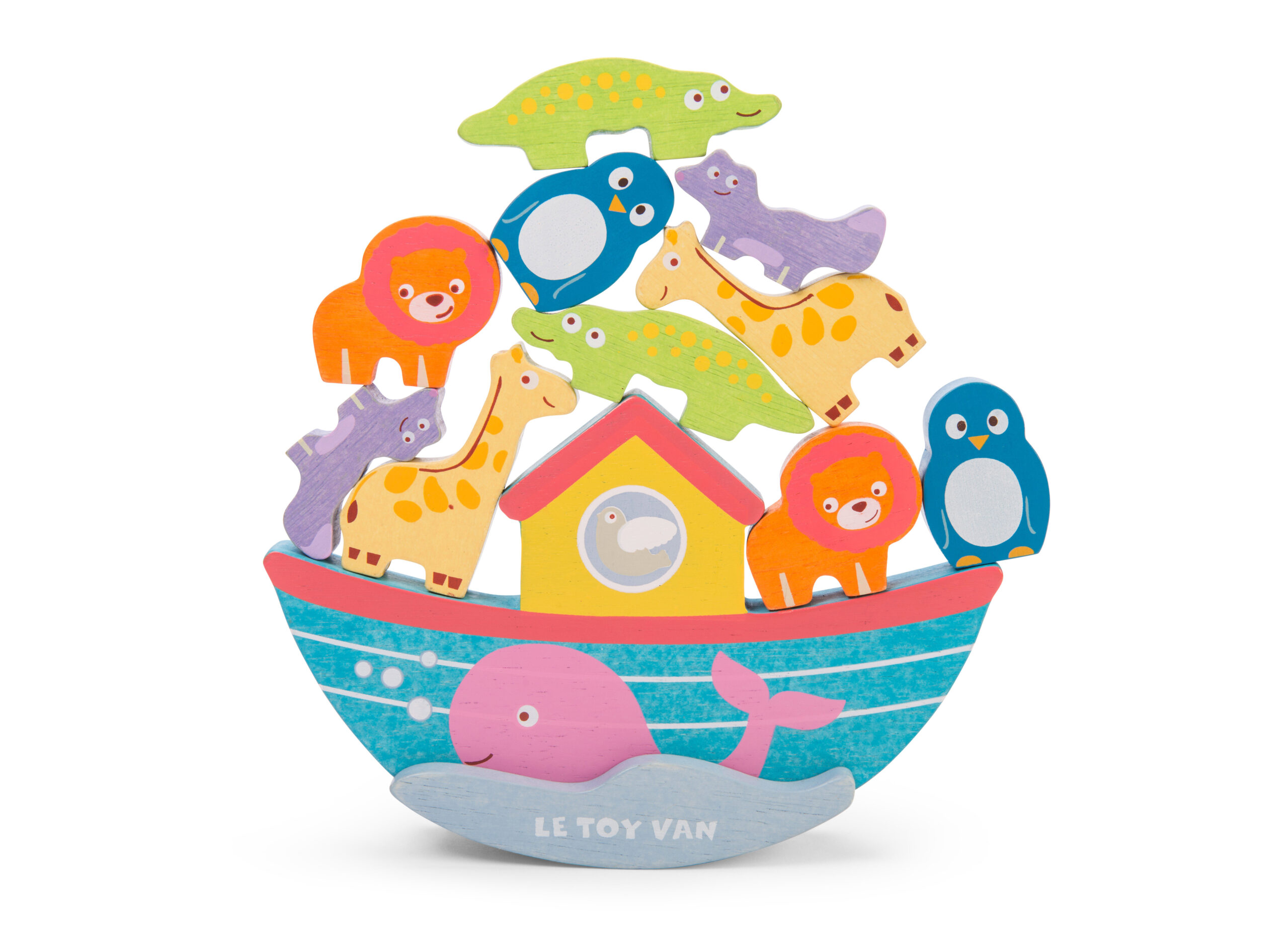 TV214 Noah's Balancing Ark all animals stacked (med)