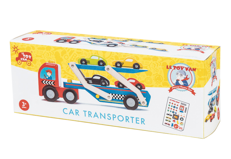 TV444 Race Car Transporter Set Packaging