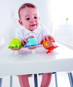 E0330 Sea Animals Rattle Set with child-3