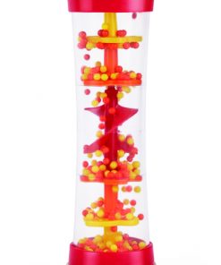 E0327Beaded Raindrops - Red-1