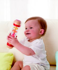 E0327Beaded Raindrops - Red with child-2