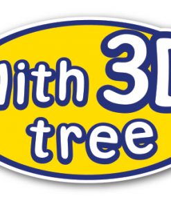 068 Cheeky Monkeys with 3D Tree Lozenge WEB