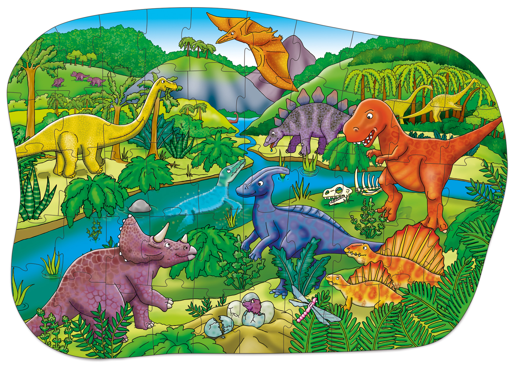 256 Big Dinosaurs Jigsaw WEB NEW small