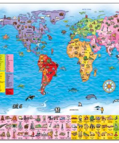 World map poster