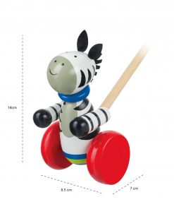 PUSH ALONG - ZEBRA - MEASUREMENTS