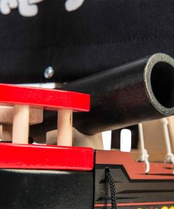 TV246-Barbarossa-Pirate-Ship-Boat-Black-Sail-Caribbean-Cannon