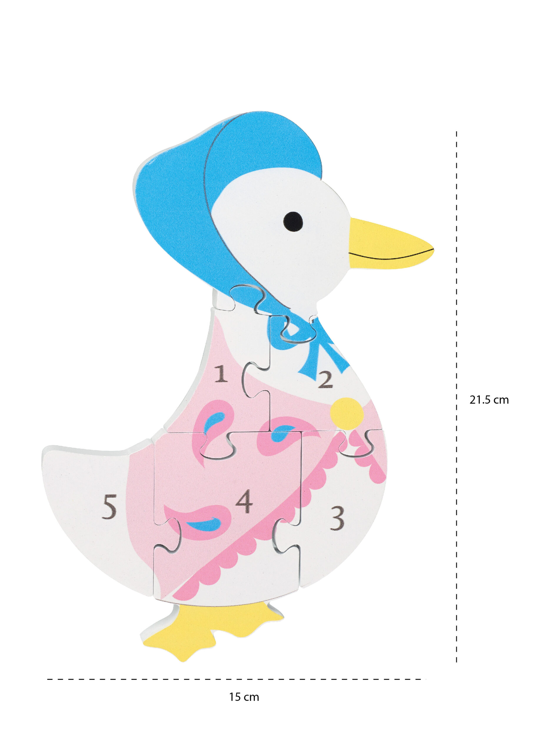 NUMBER PUZZLE - JEMIMA PUDDLE-DUCK - MEASUREMENTS