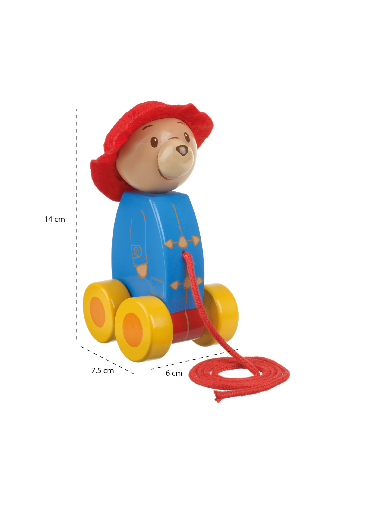 PULL ALONG - PADDINGTON - MEASUREMENTS