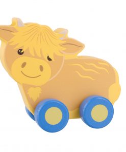 FIRST PUSH TOY - HIGHLAND COW