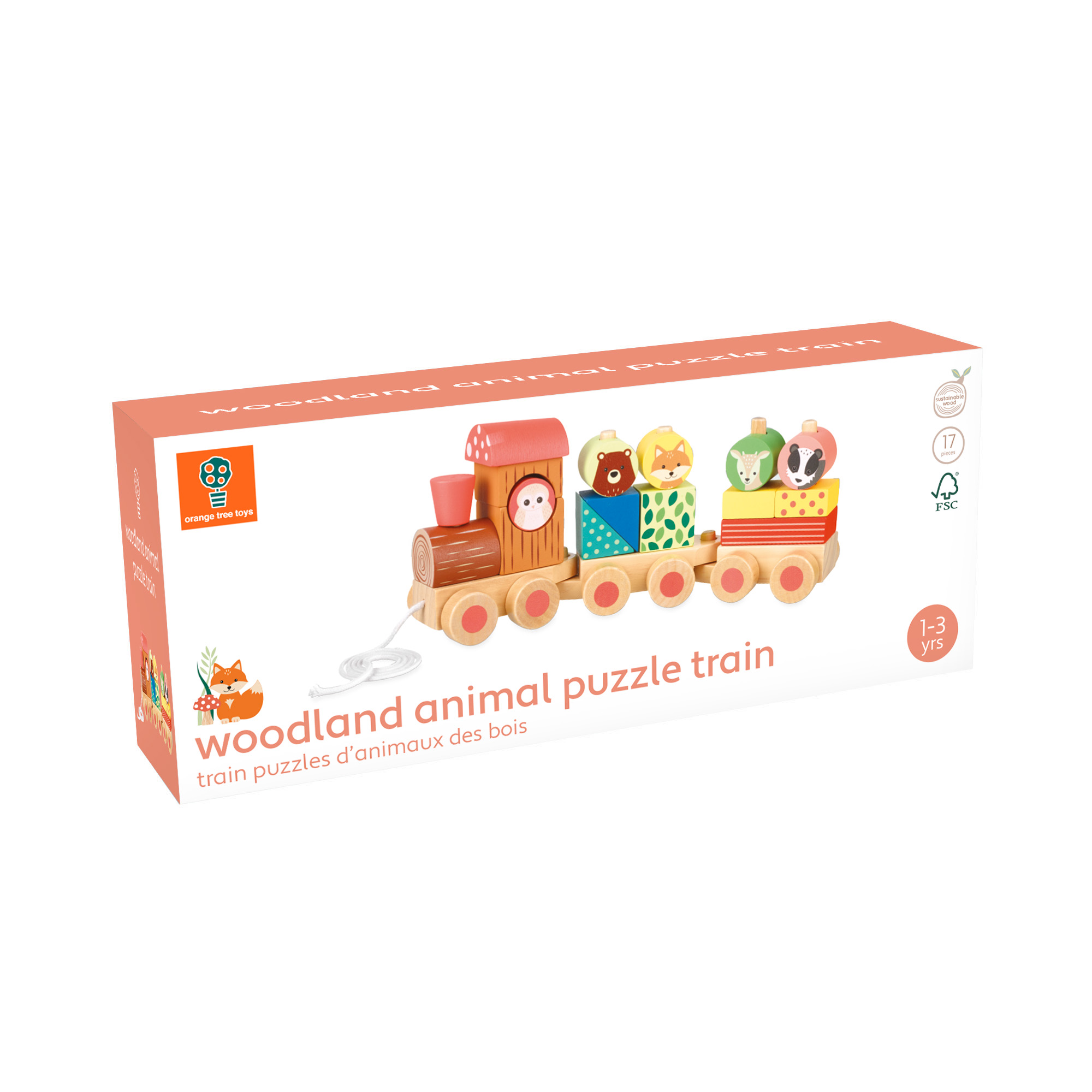 PUZZLE TRAIN - WOODLAND - NEW PACKAGING