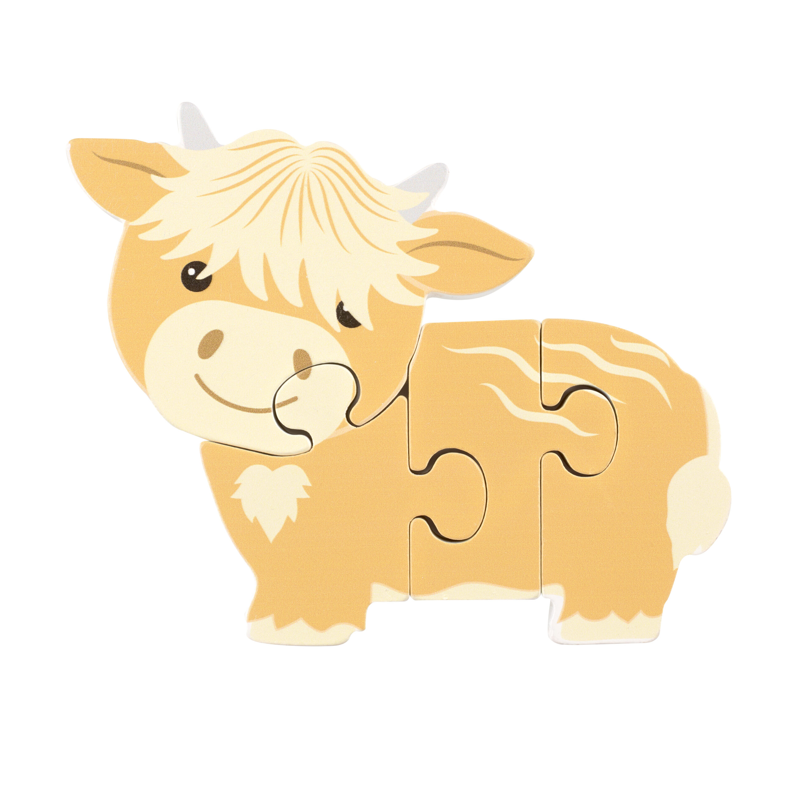 SCOTLAND - HIGHLAND COW PUZZLE