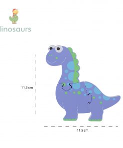 DINOSAUR - DIPLODOCUS WOODEN PUZZLE_4
