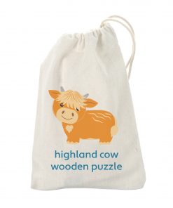 PUZZLE - HIGHLAND COW_BAG