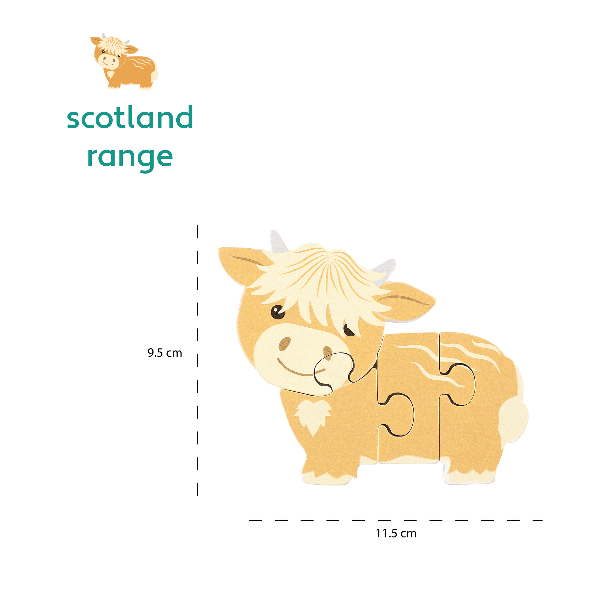 SCOTLAND - HIGHLAND COW PUZZLE_4