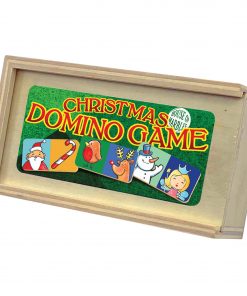 212889 Wooden Christmas Dominoes Indiv