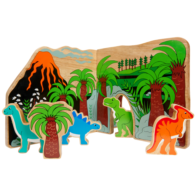 BU81 Jurassic toy world - setup - dinos