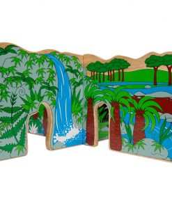 BU81 Jurassic toy world - waterfall quarter