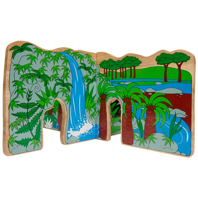 BU81 Jurassic toy world - waterfall quarter