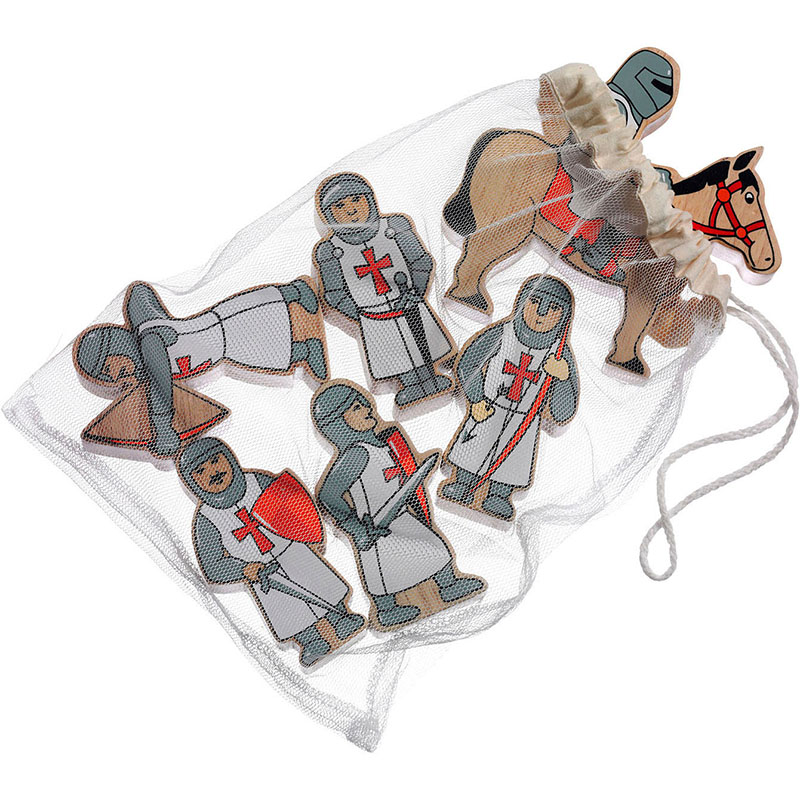 NC990 Red knight playset - bag of 6 (1)
