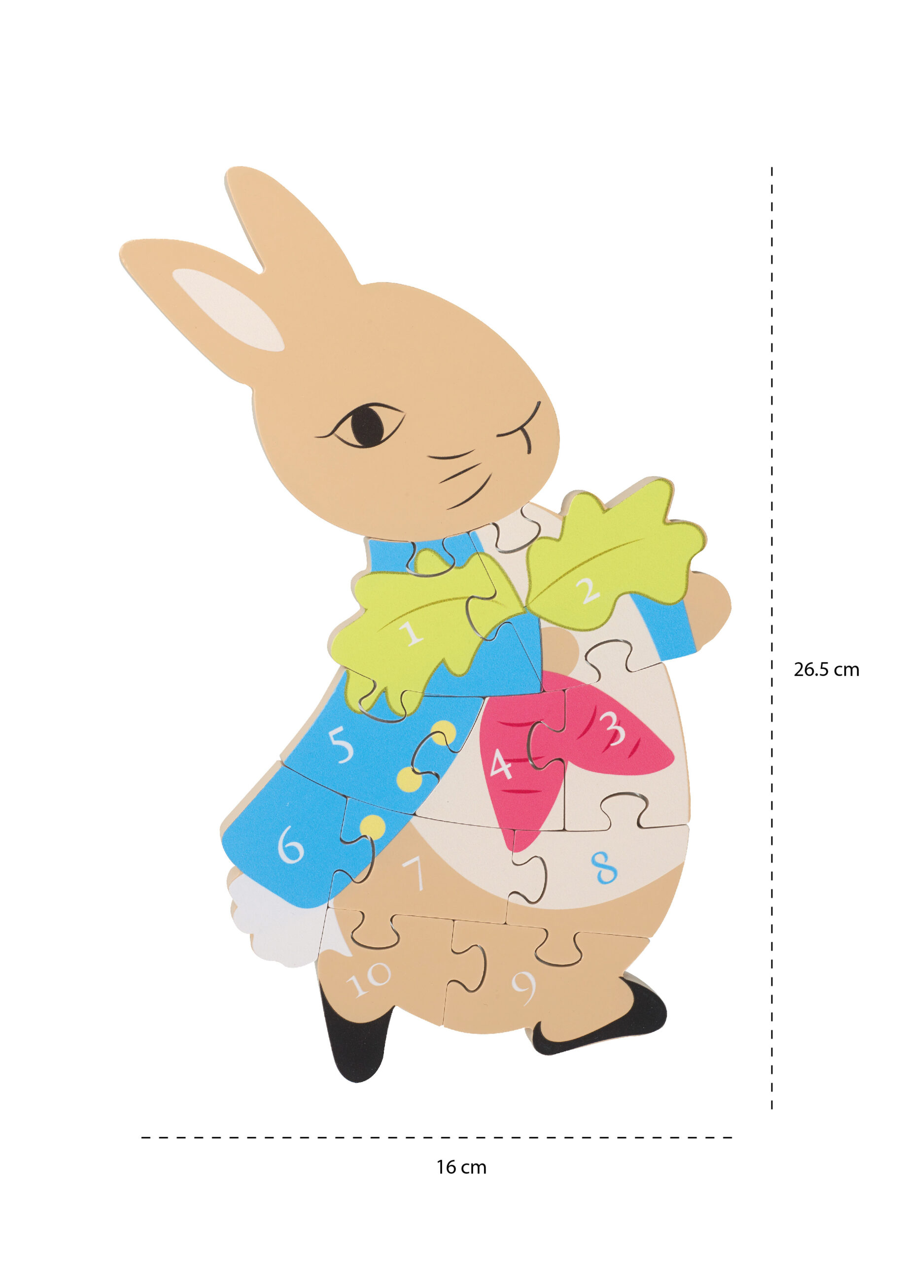 NUMBER PUZZLE - PETER RABBIT - MEASUREMENTS