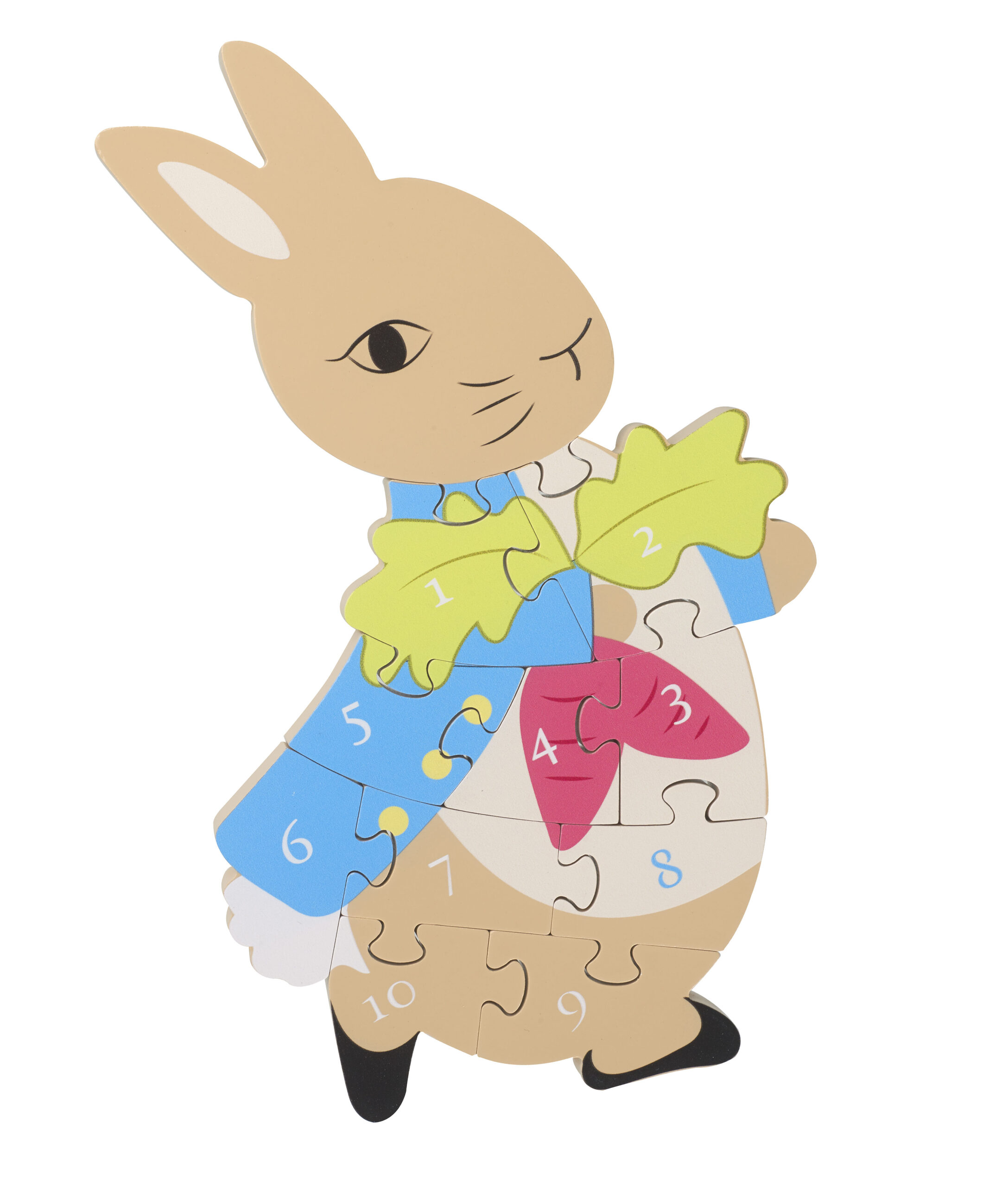 NUMBER PUZZLE - PETER RABBIT