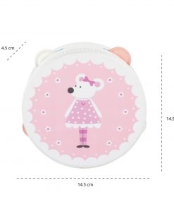 TAMBOURINE - PINK MOUSE- MEASUREMENTS