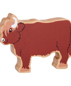 NC114 Natural brown highland cow