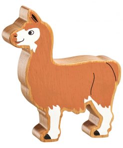 NC278 Natural brown & white llama