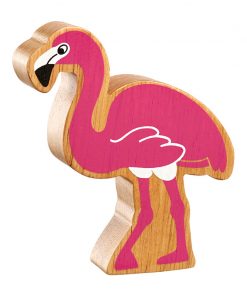 NC279 Natural pink flamingo