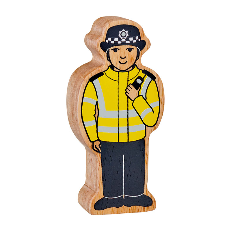 NC502 Natural yellow & black policewoman