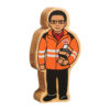NC509 Natural orange & black delivery person