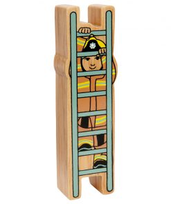 NC803 Natural brown & grey firefighter on ladder