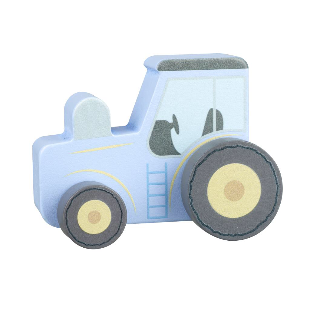 OTT07634 Blue Tractor First Push Toy