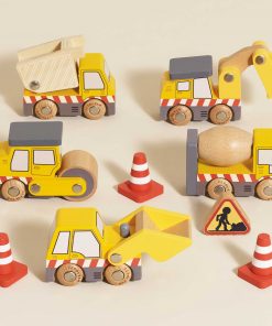 TV442-construction-vehicles-car-road-works-plastic-toy-boy-girl-gift-yellow-orange-wood-garage (5)